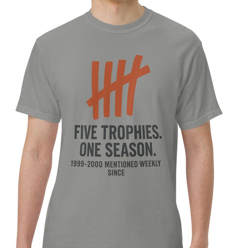 FIVE TROPHIES tee