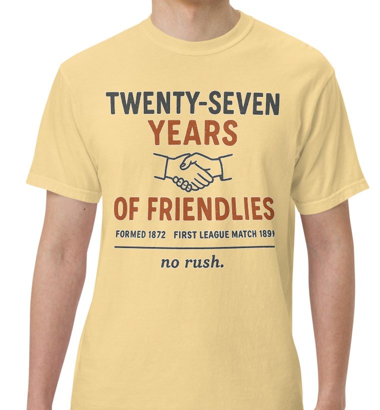 TWENTY-SEVEN FRIENDLIES tee